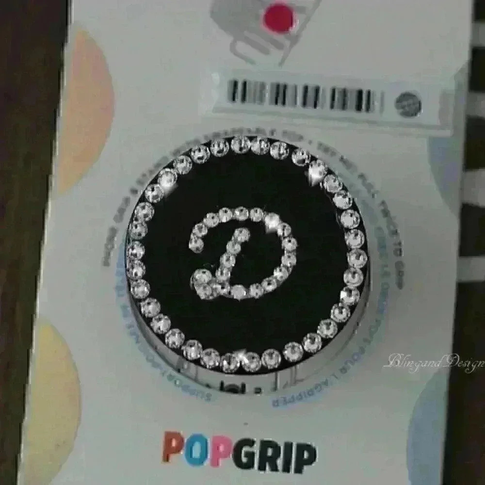 Bling PopSocket Black made with Swarovski Crystals Popsocket Grip iPhone…